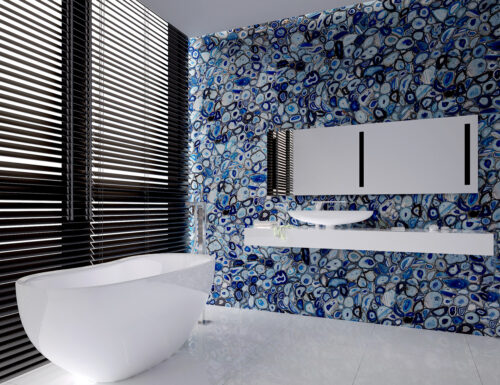 Blue Aqate Porselen Banyo BNY015