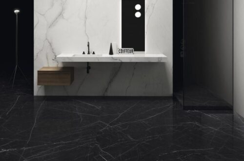 Dark Marquina Porselen Banyo Uygulama(PB-013)