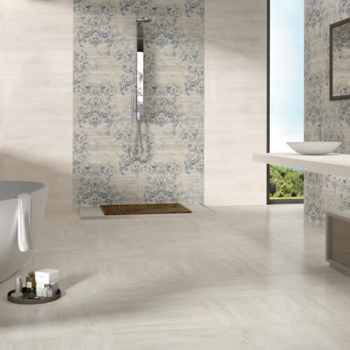 Krem Arabesque Banyo Seramik Uygulaması(BS-012)