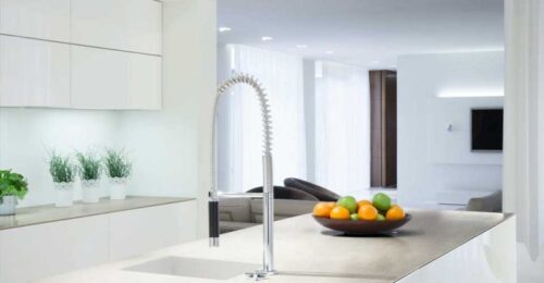 Blanc Concrete Dekton Porselen Tezgah Uygulaması (PTU-035)