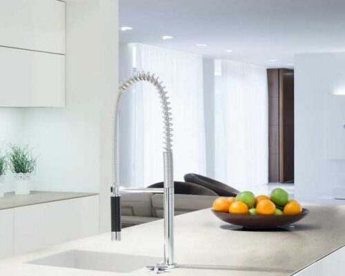 Blanc Concrete Dekton Porselen Tezgah Uygulaması (PTU-035)