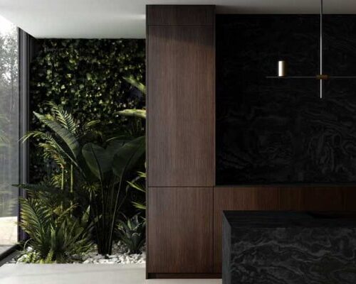 Liquid Embers Dekton Porselen Tezgah Uygulaması (PTU-007)