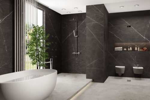 Pietra Grey Porselen Banyo Uygulama(PB-015)