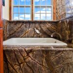 Rain Forest Brown Mermer Banyo BNY081