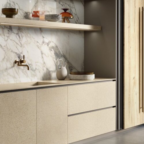 Seminato Beige Sapienstone Porselen Tezgah Uygulaması (PTU-078)